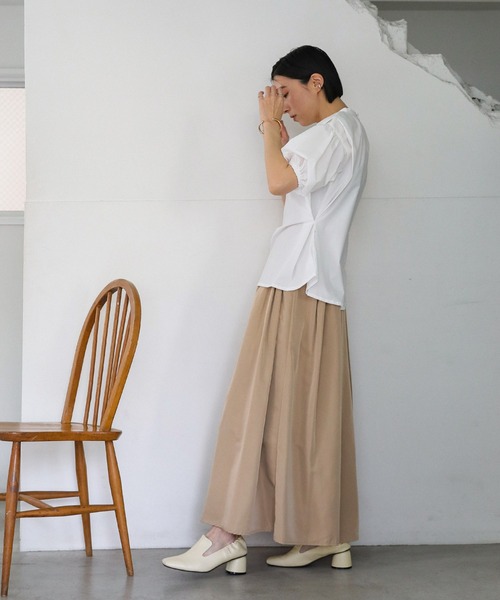 select MOCA（セレクトモカ）の「【ZOZO限定】バックシャーリングヒールパンプス（パンプス・レディース・アイボリー/ブラック・LARGE/MEDIUM/SMALL）」の5枚目の写真