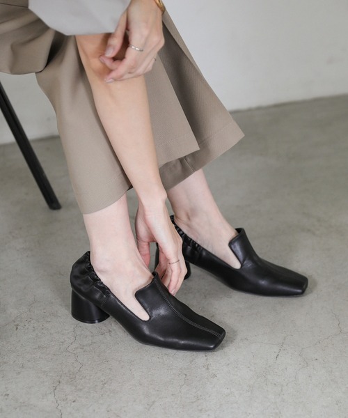 select MOCA（セレクトモカ）の「【ZOZO限定】バックシャーリングヒールパンプス（パンプス・レディース・アイボリー/ブラック・LARGE/MEDIUM/SMALL）」の21枚目の写真