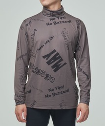 Scribble graffiti turtleneck shirt