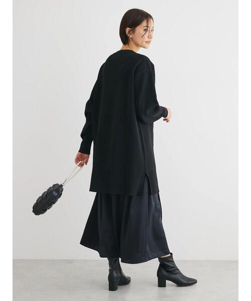 Green Parks(グリーンパークス)の「SET2点 ニットチュニック+キャミワンピース(ワンピース・レディース・ブラック/ホワイト系その他2/グリーン系その他3・FREE)」の12枚目の写真