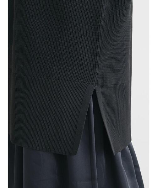 Green Parks(グリーンパークス)の「SET2点 ニットチュニック+キャミワンピース(ワンピース・レディース・ブラック/ホワイト系その他2/グリーン系その他3・FREE)」の16枚目の写真