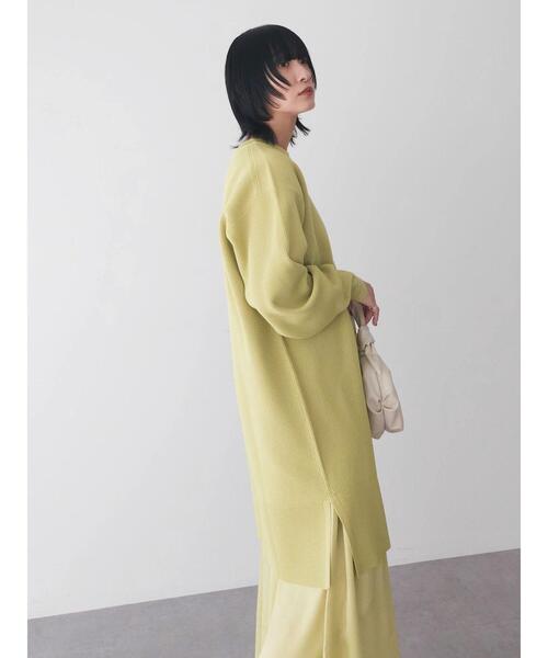 Green Parks(グリーンパークス)の「SET2点 ニットチュニック+キャミワンピース(ワンピース・レディース・ブラック/ホワイト系その他2/グリーン系その他3・FREE)」の20枚目の写真