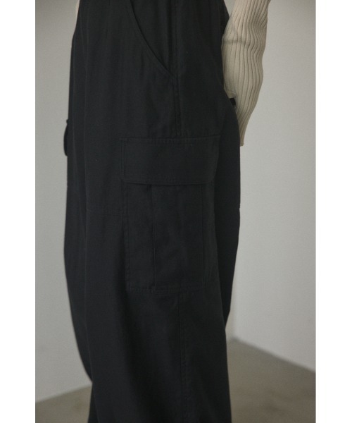 BLACK BY MOUSSY（ブラックバイマウジー）の「wide military pants( ワイドミリタリーパンツ)（カーゴパンツ・レディース・オフホワイト/カーキ/ブラック・2/1）」の11枚目の写真