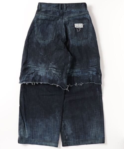 BLR BLUER ダメージデニムパンツ BLR BLUER（ビーエルアールブラー）の「韓国ブランド BLR BLUER