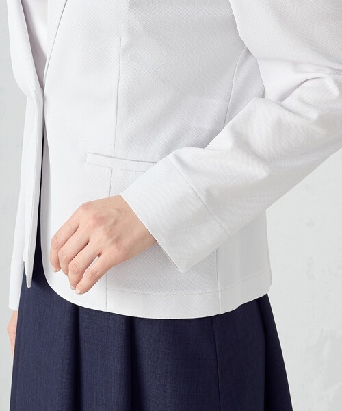 美品 メンズビギ 鹿の子 ニットテーラード ストレッチ アンコン