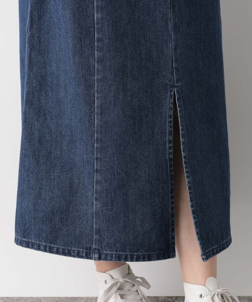 GLOBAL WORK（グローバルワーク）の「GOODデニムジャンスカ/991666（ジャンパースカート・レディース・スミクロ/ブルー・FREE）」の5枚目の写真