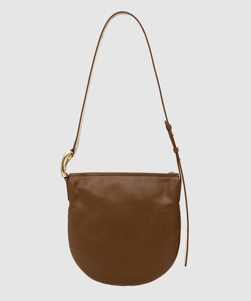 JIL SANDER(ジルサンダー)の「ORGANIC MOON SM(ショルダーバッグ・レディース・ブラック/ブラウン・UNI)」の3枚目の写真