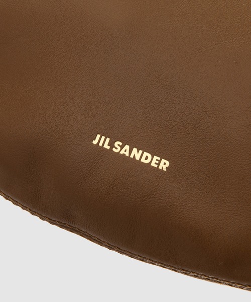 JIL SANDER(ジルサンダー)の「ORGANIC MOON SM(ショルダーバッグ・レディース・ブラック/ブラウン・UNI)」の6枚目の写真