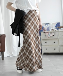 aimoha | チェック柄マーメードスカート(スカート)