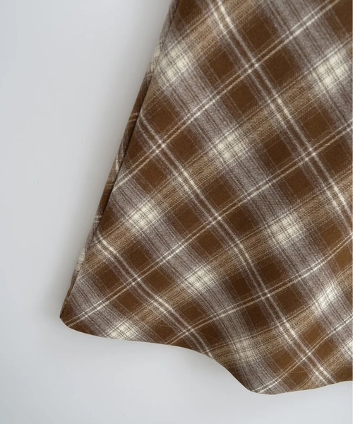 aimoha（アイモハ）の「チェック柄マーメードスカート（スカート・レディース・チョコ/ネイビー/レッド・SMALL/MEDIUM）」の20枚目の写真