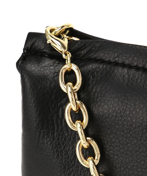 NATURAL BEAUTY BASIC（ナチュラルビューティーベーシック）の「◇ 【美人百花・Oggi掲載】Swallowポシェット（ショルダーバッグ・レディース・ブラック/シルバー/オフホワイト・ﾌﾘ-）」の11枚目の写真