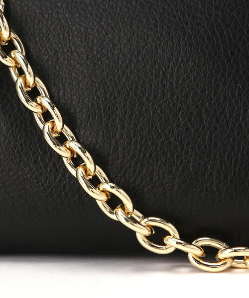 NATURAL BEAUTY BASIC（ナチュラルビューティーベーシック）の「◇ 【美人百花・Oggi掲載】Swallowポシェット（ショルダーバッグ・レディース・ブラック/シルバー/オフホワイト・ﾌﾘ-）」の12枚目の写真