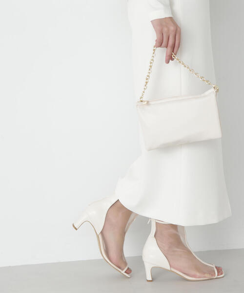 NATURAL BEAUTY BASIC（ナチュラルビューティーベーシック）の「◇ 【美人百花・Oggi掲載】Swallowポシェット（ショルダーバッグ・レディース・ブラック/シルバー/オフホワイト・ﾌﾘ-）」の17枚目の写真