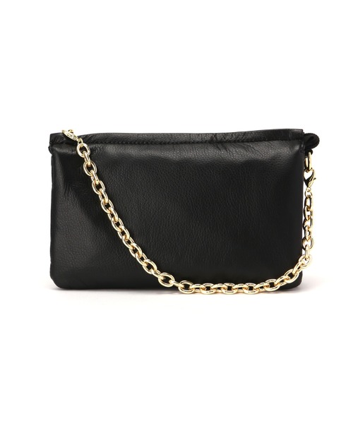 NATURAL BEAUTY BASIC（ナチュラルビューティーベーシック）の「◇ 【美人百花・Oggi掲載】Swallowポシェット（ショルダーバッグ・レディース・ブラック/シルバー/オフホワイト・ﾌﾘ-）」の9枚目の写真