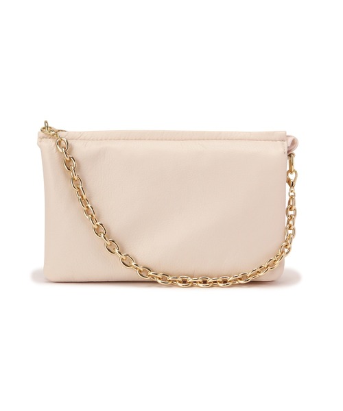 NATURAL BEAUTY BASIC（ナチュラルビューティーベーシック）の「◇ 【美人百花・Oggi掲載】Swallowポシェット（ショルダーバッグ・レディース・ブラック/シルバー/オフホワイト・ﾌﾘ-）」の8枚目の写真