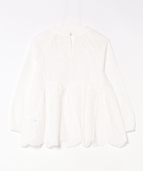 coca（coca）（コカ）の「刺繍カットワークブラウス（シャツ/ブラウス・レディース・ライトブルー/ホワイト・L/M）」の13枚目の写真