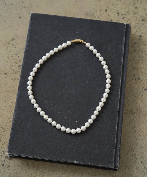 LOUNGEDRESS（ラウンジドレス）の「【GALENA/ガレナ】8mmパールネックレス（ネックレス・レディース・オフホワイト・FREE）」の2枚目の写真