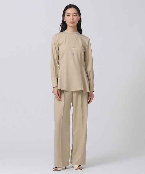 GALLEST（ギャレスト）の「ツイルクリラックスワイドパンツ（その他パンツ・レディース・イエロー系その他/ベージュ/ネイビー・36/38/40）」の11枚目の写真