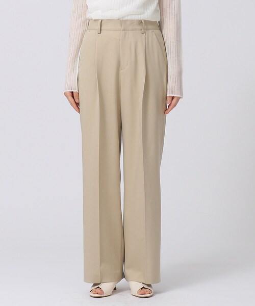 GALLEST（ギャレスト）の「ツイルクリラックスワイドパンツ（その他パンツ・レディース・イエロー系その他/ベージュ/ネイビー・36/38/40）」の13枚目の写真