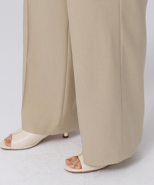 GALLEST（ギャレスト）の「ツイルクリラックスワイドパンツ（その他パンツ・レディース・イエロー系その他/ベージュ/ネイビー・36/38/40）」の4枚目の写真