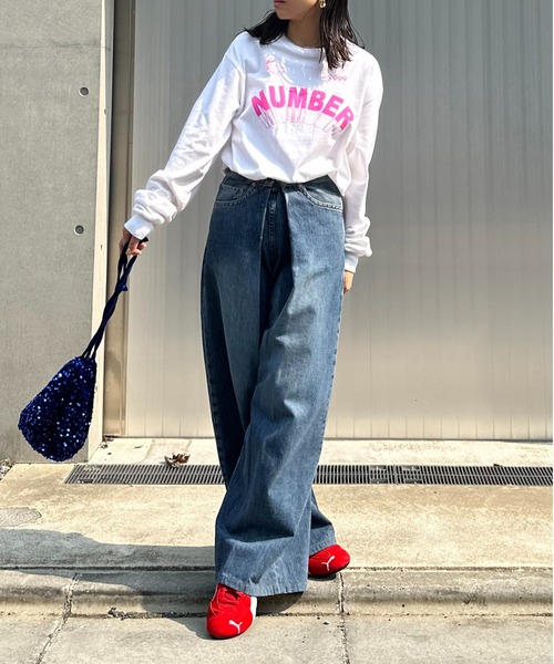 オフホワイト
model:154cm 着用サイズ:Mサイズ