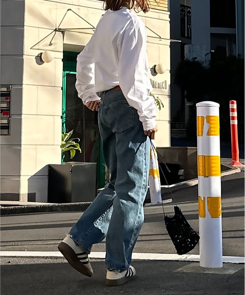 mi via loca(ミヴィアロカ)の「GILDAN ナンバーロゴロンT 【PT NO. MVL027 ※2A】(Tシャツ/カットソー・レディース・オフホワイト/ナチュラル/ブラック/オートミール/ホワイト系その他・MEDIUM/X-LARGE)」の12枚目の写真