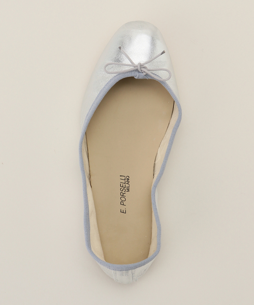 FRAMeWORK(フレームワーク)の「【PORSELLI/ポルセリ】バレエシューズ(バレエシューズ・レディース・シルバー・38/37/36/39)」の2枚目の写真