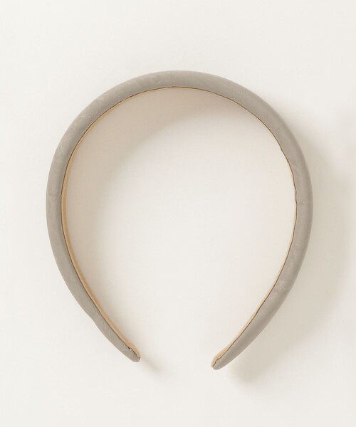 fredy emue（フレディエミュ）の「ワッシャークロスカチューシャ（カチューシャ・レディース・ライトグレー/ブラック・FREE）」の5枚目の写真