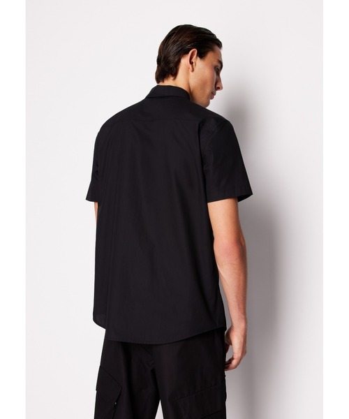 【A/X Armani Exchange】8NZTCJ 半袖Tシャツ ブラック シグネチャーロゴ 半袖ポロシャツ | Armani Exchange