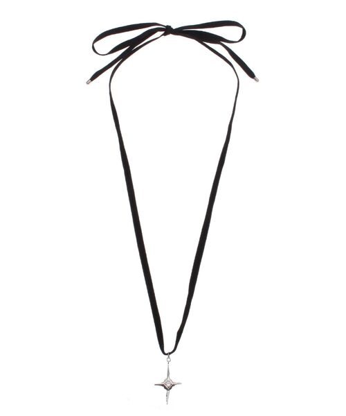 jouetie(ジュエティ)の「シャイニーモチーフリボンチョーカー(チョーカー・レディース・ゴールド/シルバー/オフホワイト/ブラック・FREE)」の3枚目の写真