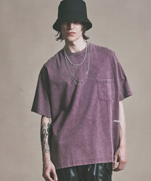 Tシャツ・カットソー OVERSIZE LOGO T-SHIRT ＆ロゴオーバーサイズTシャツ＜セージグリーン＞(S セージ