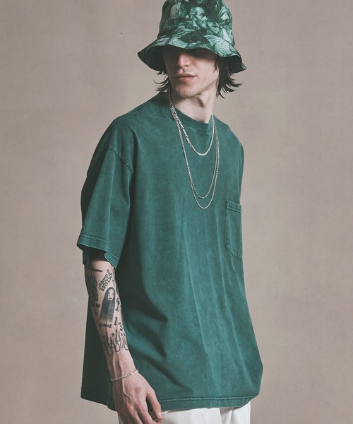 MSML(エムエスエムエル)の「OVERSIZED DAMAGE LOGO T SHIRT / オーバーサイズ ダメージ ロゴ Tシャツ(Tシャツ/カットソー・メンズ・ブラック/グリーン/パープル・M/L)」の11枚目の写真