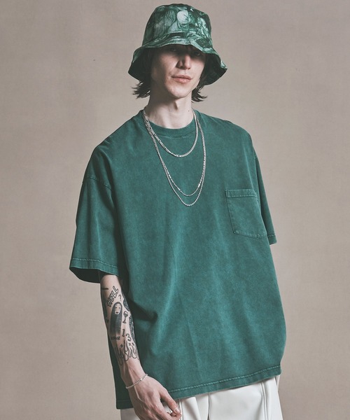 MSML(エムエスエムエル)の「OVERSIZED DAMAGE LOGO T SHIRT / オーバーサイズ ダメージ ロゴ Tシャツ(Tシャツ/カットソー・メンズ・ブラック/グリーン/パープル・M/L)」の15枚目の写真