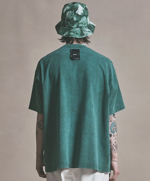 MSML(エムエスエムエル)の「OVERSIZED DAMAGE LOGO T SHIRT / オーバーサイズ ダメージ ロゴ Tシャツ(Tシャツ/カットソー・メンズ・ブラック/グリーン/パープル・M/L)」の16枚目の写真