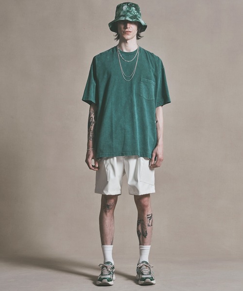 MSML(エムエスエムエル)の「OVERSIZED DAMAGE LOGO T SHIRT / オーバーサイズ ダメージ ロゴ Tシャツ(Tシャツ/カットソー・メンズ・ブラック/グリーン/パープル・M/L)」の17枚目の写真