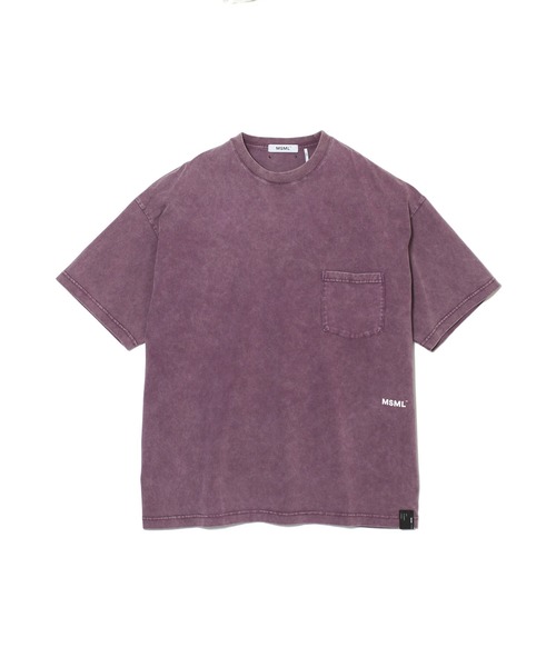 MSML(エムエスエムエル)の「OVERSIZED DAMAGE LOGO T SHIRT / オーバーサイズ ダメージ ロゴ Tシャツ(Tシャツ/カットソー・メンズ・ブラック/グリーン/パープル・M/L)」の19枚目の写真