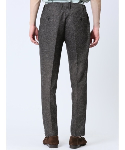 TAKA-Q（タカキュー）の「タカキュー TechLinen ノータック ビジネスパンツ 茶(セットアップ可能)（スーツパンツ・メンズ・ブラウン・S/MEDIUM/LARGE/X-LARGE/3L）」の8枚目の写真