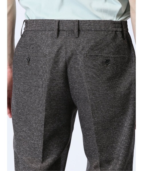 TAKA-Q（タカキュー）の「タカキュー TechLinen ノータック ビジネスパンツ 茶(セットアップ可能)（スーツパンツ・メンズ・ブラウン・S/MEDIUM/LARGE/X-LARGE/3L）」の10枚目の写真