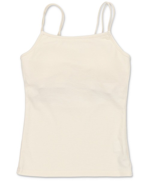 Lull（ルル）の「【Lull / ルル】ダブルストラップインナーキャミ（キャミソール・レディース・ブラック/キナリ/ベージュ/チャコール・ONESIZE）」の14枚目の写真