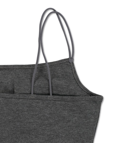 Lull（ルル）の「【Lull / ルル】ダブルストラップインナーキャミ（キャミソール・レディース・ブラック/キナリ/ベージュ/チャコール・ONESIZE）」の19枚目の写真