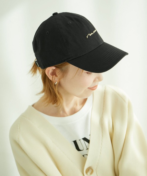 NEW ERA（ニューエラ）の「【NEWERA(R)/別注】Casual Classic handwritten logo cap（キャップ・レディース・ブルー系その他4/イエロー系その他/ブラック/キナリ・FREE）」の3枚目の写真