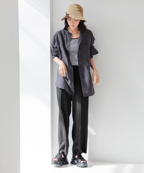 LOWRYS FARM（ローリーズファーム）の「スタイルＵＰカップクロップド　111886（Tシャツ/カットソー・レディース・ブラック/アイボリー/その他・FREE）」の22枚目の写真