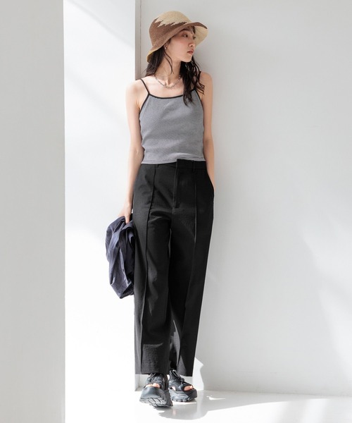 LOWRYS FARM（ローリーズファーム）の「スタイルＵＰカップクロップド　111886（Tシャツ/カットソー・レディース・ブラック/アイボリー/その他・FREE）」の19枚目の写真