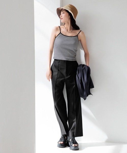 LOWRYS FARM（ローリーズファーム）の「スタイルＵＰカップクロップド　111886（Tシャツ/カットソー・レディース・ブラック/アイボリー/その他・FREE）」の18枚目の写真