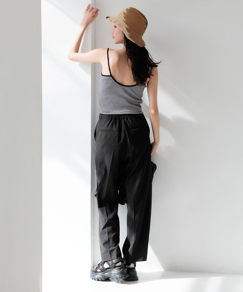 LOWRYS FARM（ローリーズファーム）の「スタイルＵＰカップクロップド　111886（Tシャツ/カットソー・レディース・ブラック/アイボリー/その他・FREE）」の16枚目の写真