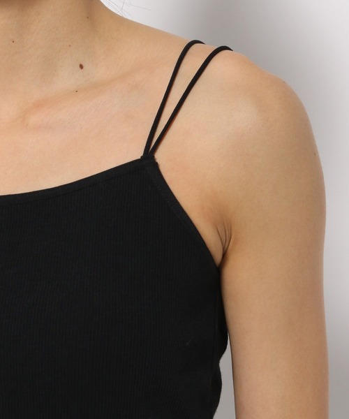 LOWRYS FARM（ローリーズファーム）の「スタイルＵＰカップクロップド　111886（Tシャツ/カットソー・レディース・ブラック/アイボリー/その他・FREE）」の9枚目の写真