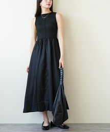 gossip!ロサンゼルス | ウエストギャザー ノースリーブワンピース(ワンピース)