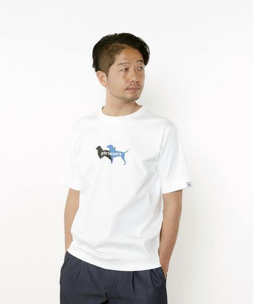MEN'S MELROSE(メンズメルローズ)の「Labrador Retriever コラボTシャツ(Tシャツ/カットソー・メンズ・ホワイト/ホワイト系その他/ホワイト系その他2・3/4/2)」の3枚目の写真