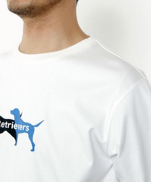 MEN'S MELROSE(メンズメルローズ)の「Labrador Retriever コラボTシャツ(Tシャツ/カットソー・メンズ・ホワイト/ホワイト系その他/ホワイト系その他2・3/4/2)」の7枚目の写真
