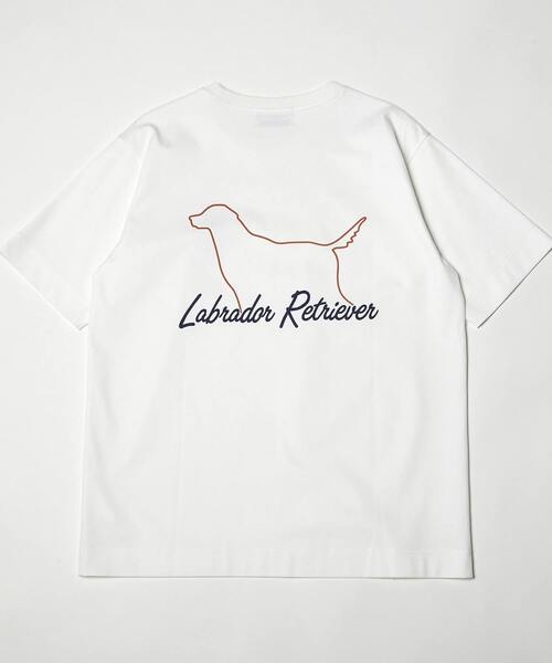 MEN'S MELROSE(メンズメルローズ)の「Labrador Retriever コラボTシャツ(Tシャツ/カットソー・メンズ・ホワイト/ホワイト系その他/ホワイト系その他2・3/4/2)」の10枚目の写真
